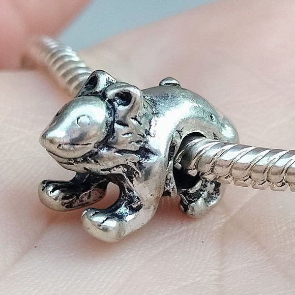NEW Bear lion charm bead - Picture 1 of 5